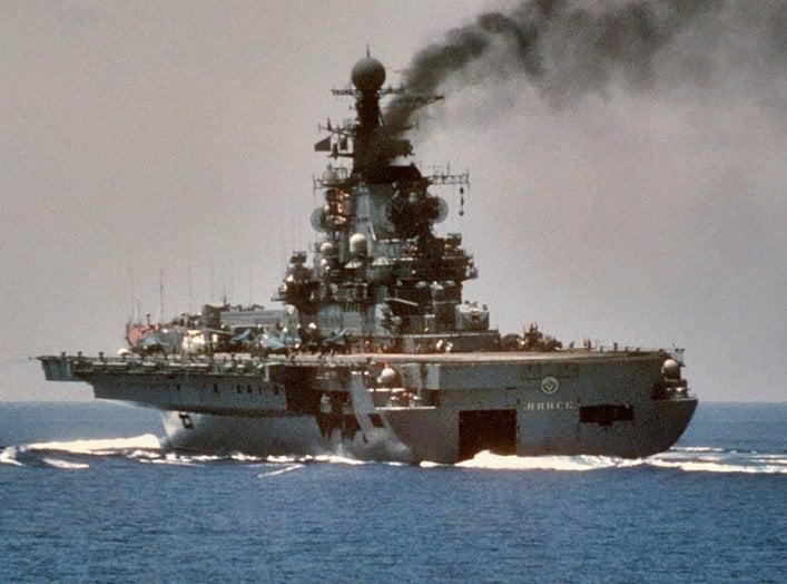 Russia's Minsk Kiev-Class Aircraft Carrier