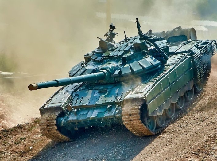 Russian T-90 Tank in Ukraine