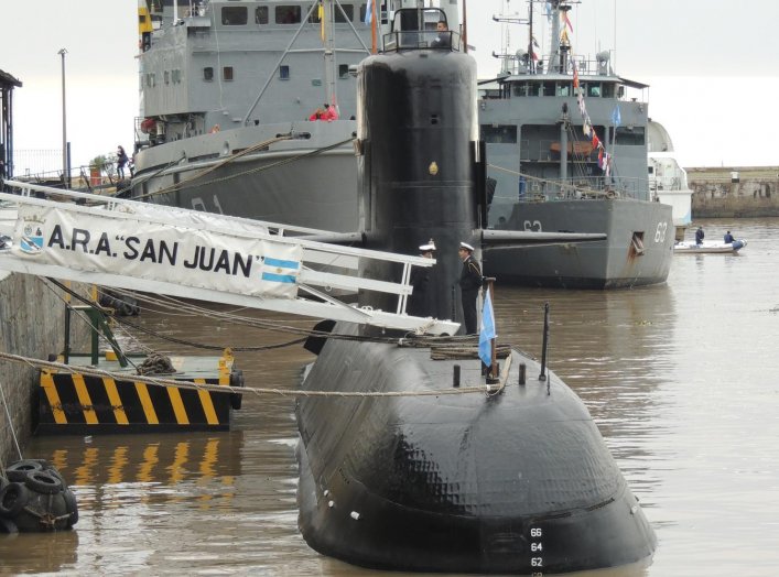 Image: Submarine ARA Juan in the Naval Dock of Buenos Aires, Argentina, 14 May 2017. Wikimedia/Juan Kulichevsky. Creative Commons Attribution-Share Alike 2.0 Generic license.