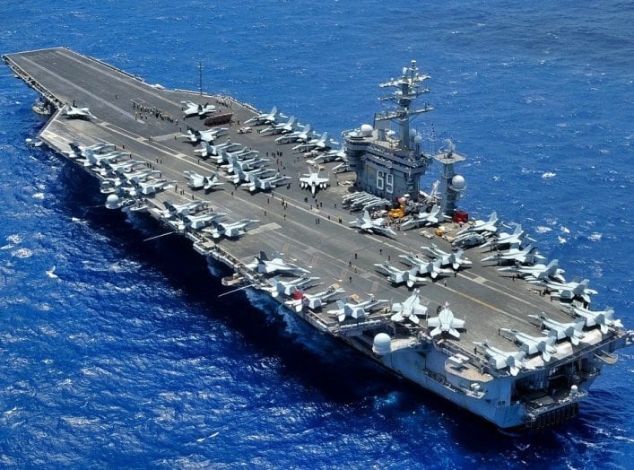 USS Eisenhower U.S. Navy Aircraft Carrier