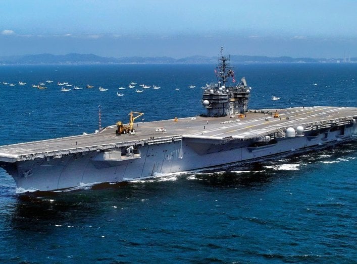 USS Kitty Hawk Aircraft Carrier U.S. Navy