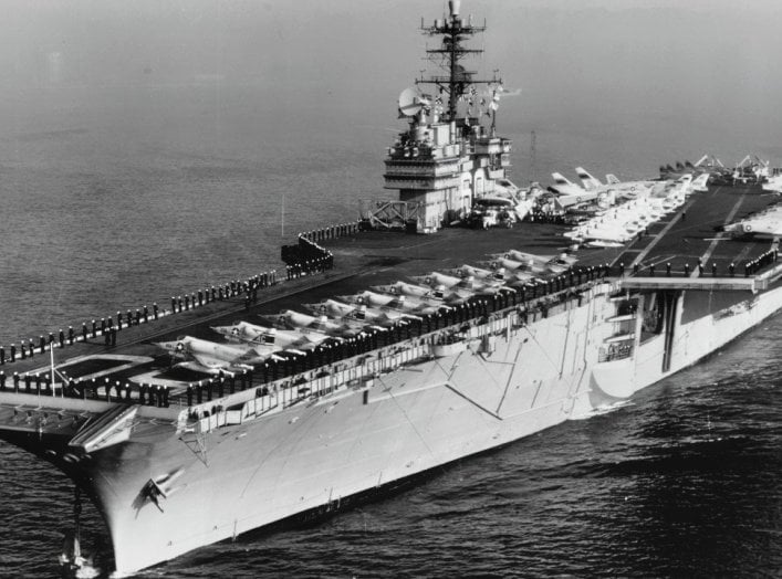USS Saratoga Aircraft Carrier U.S. Navy