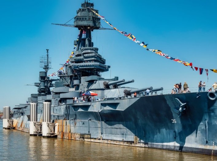 USS Texas Retired Navy Battleship