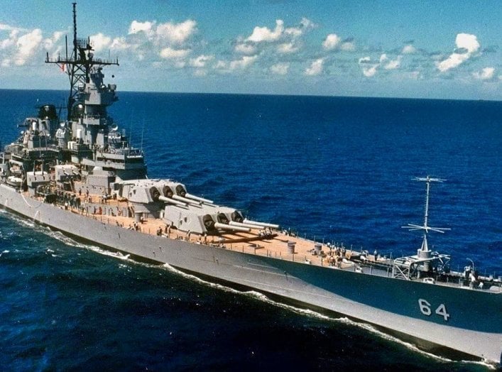USS Wisconsin Iowa-Class Battleship