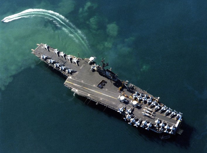 https://en.wikipedia.org/wiki/Midway-class_aircraft_carrier#/media/File:USS_Coral_Sea_(CV-43)_aerial_photo_at_Benidorm_1988.JPEG