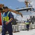 Crew members from the U.S. Coast Guard Cutter Oak unload 15,000 pounds (6,804 kg) of cocaine worth more than $180 million at Base Support Unit Miami August 2, 2011. The haul was recovered from a self propelled submersible vessel in the western Caribbean