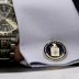 An cufflink with CIA logo is seen on CIA Director John Brennan's shirt as he testifies before the Senate Intelligence Committee hearing on "diverse mission requirements in support of our National Security", in Washington, U.S., June 16, 2016. REUTERS/Yuri