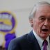 U.S. Senator Ed Markey (D-MA) speaks about federal government employees working without pay and workers trying to unionize at Logan Airport in Boston, Massachusetts, U.S., January 21, 2019. REUTERS/Brian Snyder
