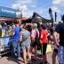 Feb 17, 2019; Daytona Beach, FL, USA; Fans line up at a lemonade stand prior to the Daytona 500 at Daytona International Speedway. Mandatory Credit: Jasen Vinlove-USA TODAY Sports