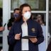 Michigan Governor Gretchen Whitmer wears a face mask as she arrives to address the media about the flooding along the Tittabawassee River, after several dams breached, in downtown Midland, Michigan U.S., May 20, 2020. REUTERS/Rebecca Cook