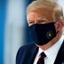 U.S. President Donald Trump wears a protective face mask as he watches as a patient donate plasma at the American Red Cross National Headquarters in Washington, U.S., July 30, 2020. REUTERS/Doug Mills/Pool