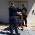 Orion EMS employees wheel a stretcher into the Houston Methodist Emergency Care Center at Kirby while wearing protective equipment to prevent the spread of the coronavirus disease (COVID-19) in Houston, Texas, U.S., August 19, 2020. REUTERS/Callaghan O'Ha