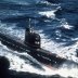 A Soviet-built Cuban Foxtrot Class patrol submarine underway. 1 August 1986. U.S. Navy.