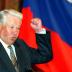 Russian President Boris Yeltsin gestures as he speaks in Moscow in this September 1995 file photo. Yeltsin has died, a spokeswoman for the Kremlin said on April 23, 2007. REUTERS/Stringer (RUSSIA)