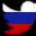 A 3D-printed Twitter logo displayed in front of Russian flag is seen in this illustration picture, October 27, 2017. REUTERS/Dado Ruvic/Illustration