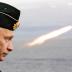 Russian President Putin watches the launch of a missile during naval exercises in Russia's Arctic North on board the nuclear missile cruiser Pyotr Veliky. Russian President Vladimir Putin watches the launch of a missile during naval exercises in Russia's 