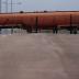 Fuel tank blocks the vehicular passage on Tienditas cross-border bridge between Colombia and Venezuela, in Cucuta, Colombia, February 6, 2019. REUTERS/Luisa Gonzalez