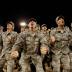 Sep 27, 2019; Colorado Springs, CO, USA; United States Air Force Academy cadets cheer during a kickoff in the second quarter against the San Jose State Spartans at Falcon Stadium. 