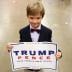 Cole Baird, 8, supporter of Republican presidential nominee Donald Trump, poses for a portrait following a campaign rally in Fredericksburg, Virginia, U.S., August 20, 2016. REUTERS/Carlo Allegri