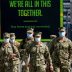U.S. military personnel wearing face masks arrive at the Jacob K. Javits Convention Center, as the outbreak of the coronavirus disease (COVID-19) continues, in the Manhattan borough of New York City, New York, U.S., April 7, 2020. REUTERS/Eduardo Munoz TP