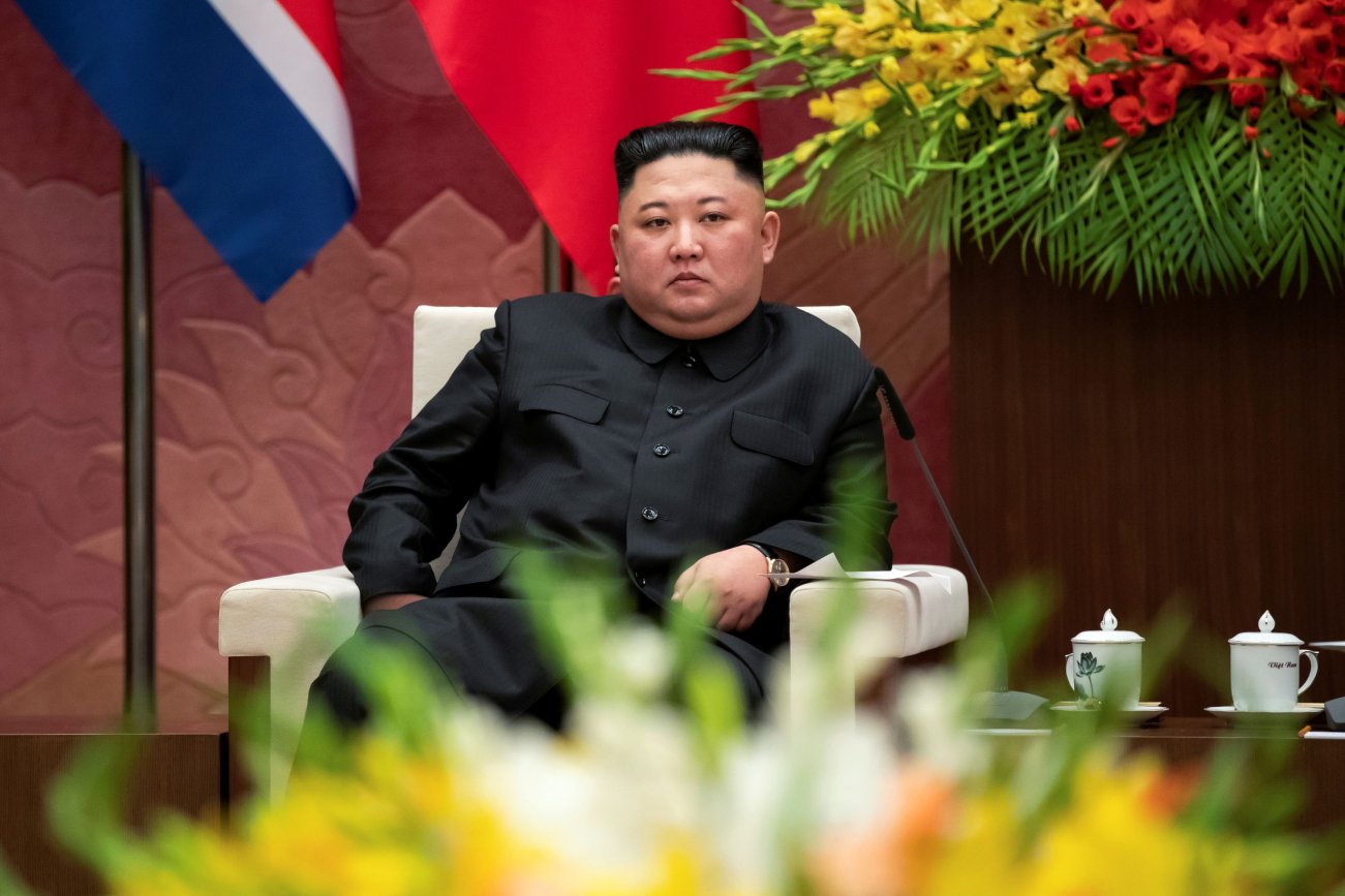 Kim Jong Un, North Korea's leader, attends a meeting with Nguyen Thi Kim Ngan, chairwoman of Vietnam's National Assembly, at the National Assembly in Hanoi, Vietnam, on Friday, March 1, 2019. SeongJoon Cho/Bloomberg/Pool via Reuters