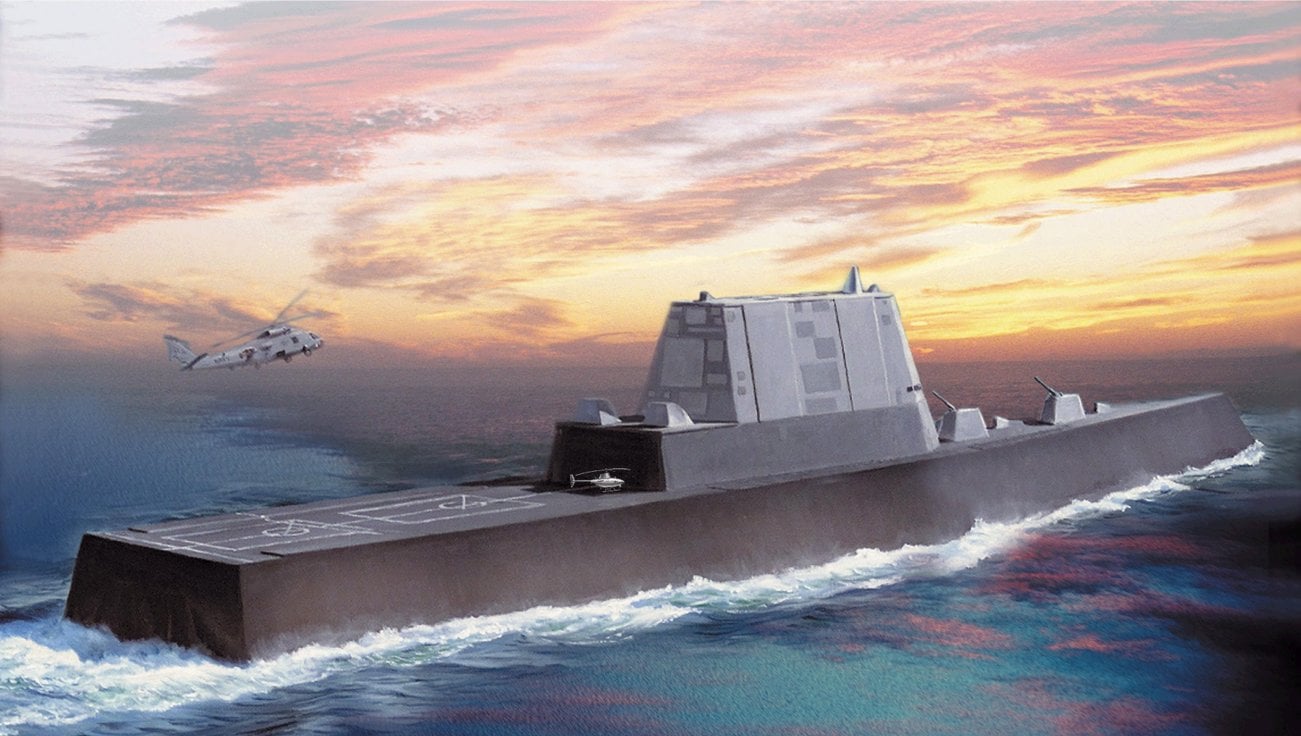 The U.S. Navy's Stealth Destroyer: A Pretty 'Battleship' That Can't ...