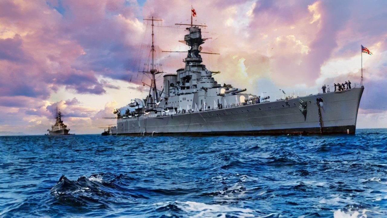 HMS Hood Battleship