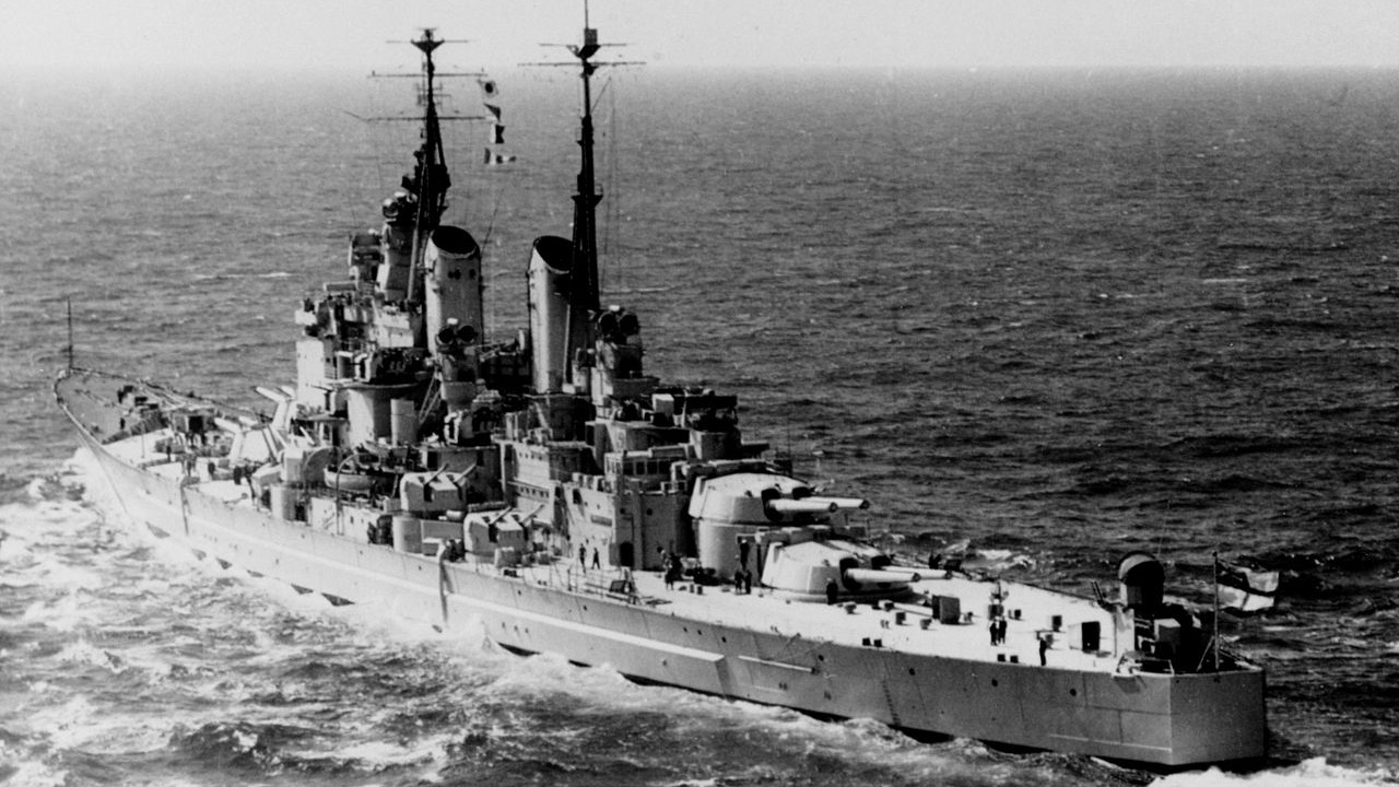 Battleship HMS Vanguard